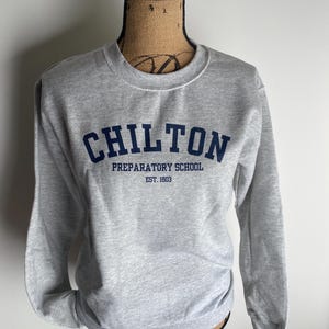 Chilton Preparatory School Sweatshirt: Rory Gilmore Fall Costume