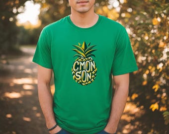 C'mon Son Psych Tee: Pineapple Graphic TV Show Gift