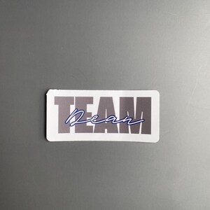 Team Dean Sticker | Gilmore Sticker | Dean Forrester Sticker | Gilmore Gift | Rory Gilmore Sticker | Rory & Dean
