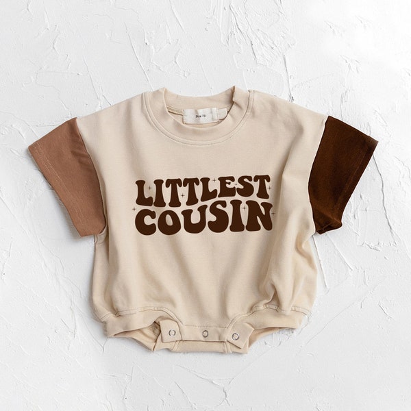 Littlest Cousin Baby Strampler|Passende Cousin Outfit|Süße Cousin Passende Kleidung|Babyspielanzug|Kurzarm Baby T-Shirt|Baby Body|Neugeborenen Geschenk