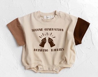 Second Generation Drinking Buddies|Baby Besties Romper|Baby Matching Onesie|BBF'S Baby Romper|Besties Onesies|Baby Shower|Drinking Buddies