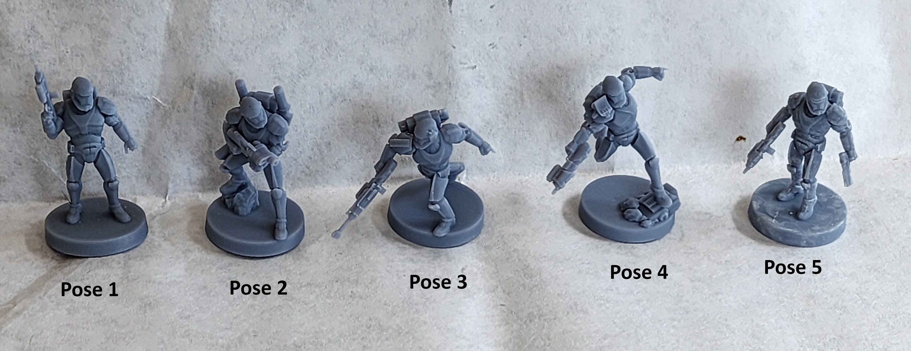 Galactic Armory - Republic Commando Miniatures - Multiple Poses - Etsy