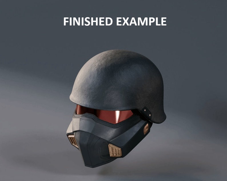 Helldivers 2 Light Gunner Helmet DIY 3D Printed Kit Etsy