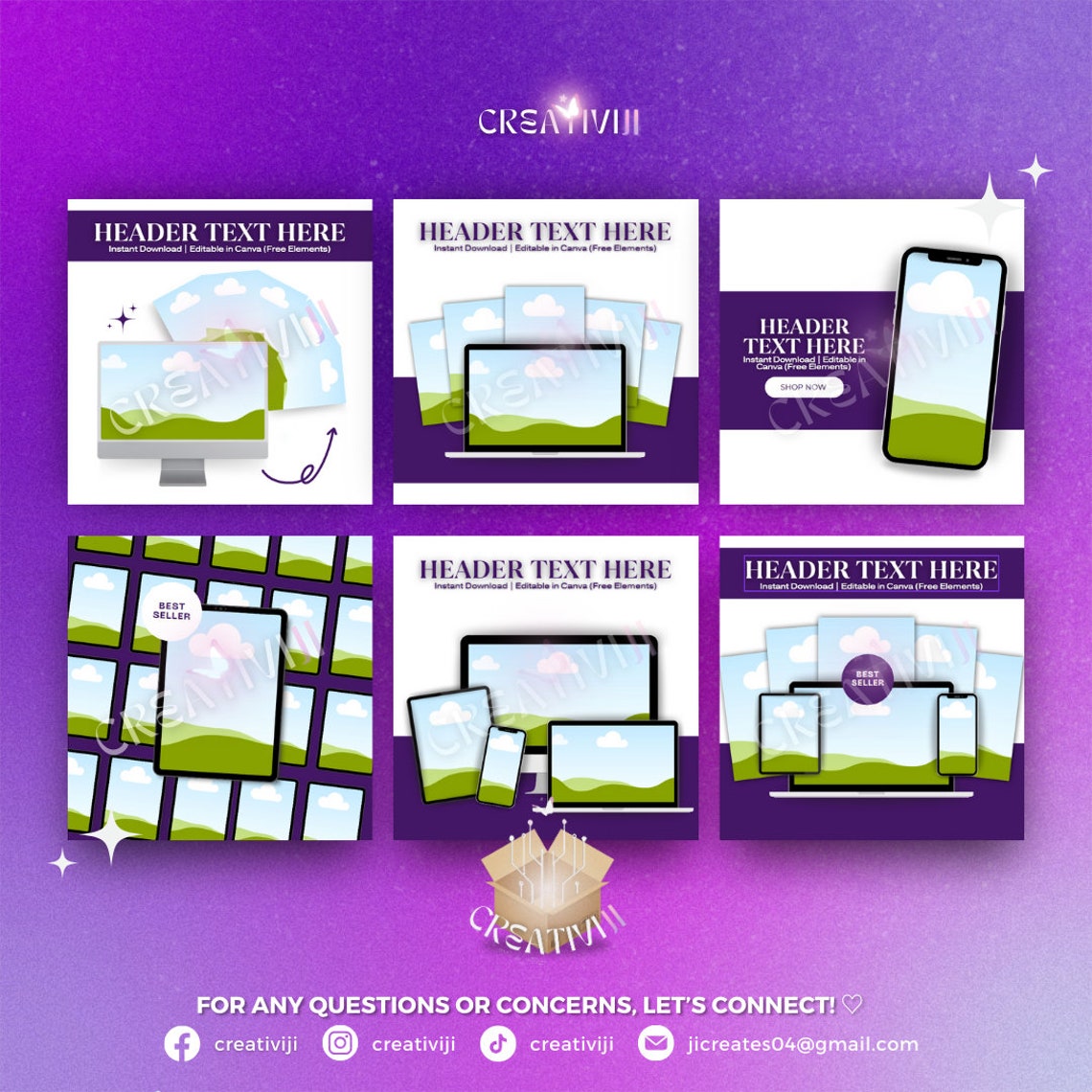 Canva Mockup Templates for Digital Products (w/ Realistic Mockups) Free ...