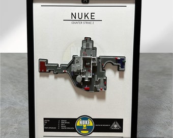 ByTC1 | Nuke | Counter Strike - 3D Printed Map | High Quality Print & Paint |