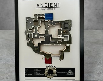 ByTC1 | Ancient | Counter Strike - 3D Printed Map | High Quality Print & Paint |