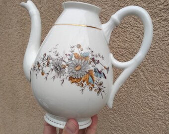 Porcelain Teapot Floral Theme