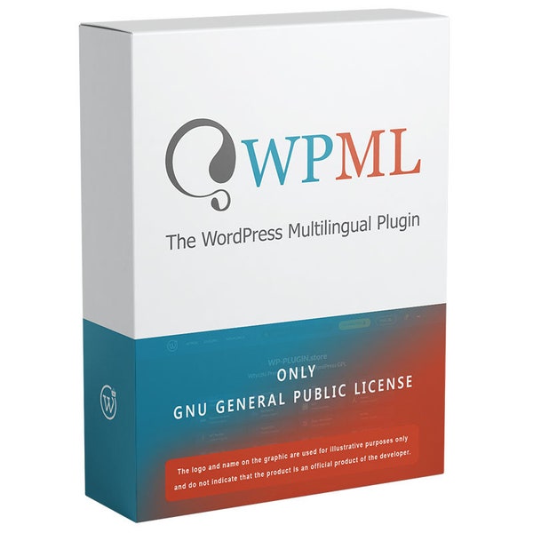 WPML WordPress CMS multilingüe / Actualizaciones de por vida / GPL / Complemento de WordPress