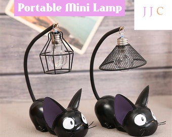 Cute Jiji Cat Portable Lamp Light | Jiji Cat Night Light | Cute Reading Light | Portable Lamp Light | Cute and Decorative Desk Light