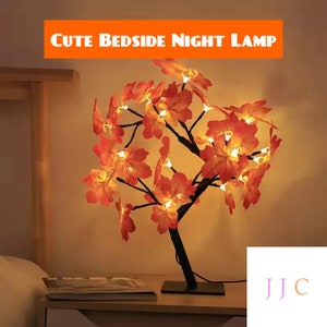 Vibrant Maple Tree Lamp Beautiful Maple Tree Decorative Light Cute Maple Tree Night Light USB-Powered Vibrant Light Decorative Lamp zdjęcie 4