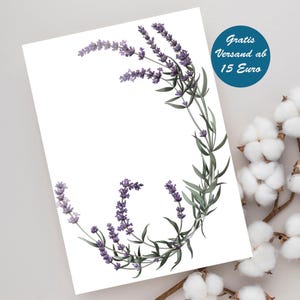 Zauberhafte Geburtstagskarte mit Blumen Motiv Grußkarte Klappkarte Postkarte Geschenk Geschenkidee Tier Motiv Geburtstag