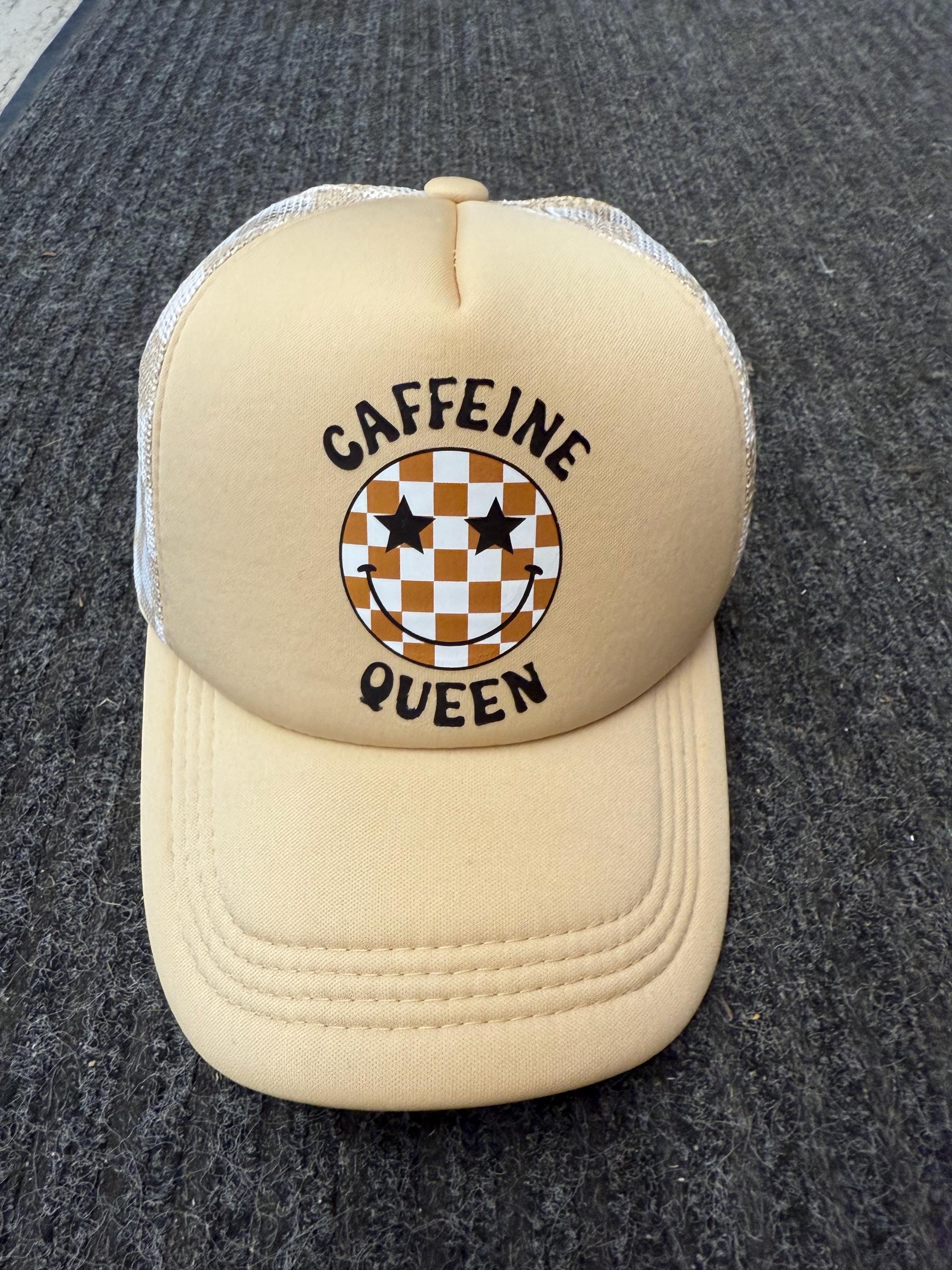 Caffeine Queen Trucker Hat. Women