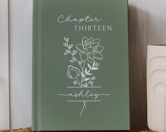 Custom 13th Birthday Gift for Her, For Daughter, Custom Name Diary, 13 Year Old Bday, 13th Gift Journal, Chapter 13 Bday Gift