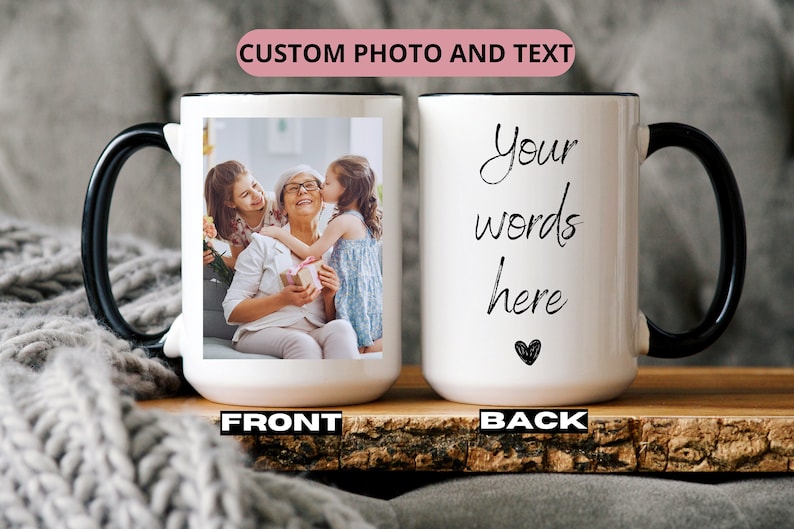 Custom photo and text