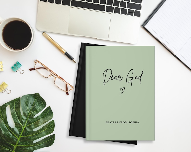 Dear God Personalized Prayer Journal, Custom Prayer Notebook, Christian Gift Journal, Prayer Diary, Gifts for Women, Mom Gift, Faith Journal image 8