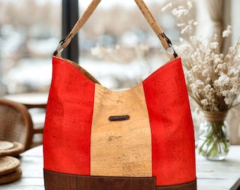 Kurken tassen, damestas, ecotas, tassen voor haar, tassen voor cadeaus, tassen en portemonnees, dameshandtas, kurken tassen voor haar, cadeaus voor haar, duurzame tas