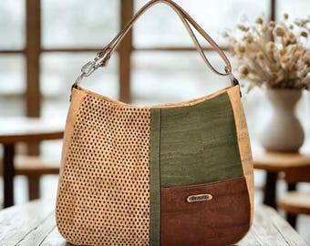Kurken tassen, damestas, ecotas, tassen voor haar, tassen voor cadeaus, tassen en portemonnees, dameshandtas, kurken tassen voor haar, cadeaus voor haar, duurzame tas