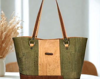 Kurken tassen, damestas, ecotas, tassen voor haar, tassen voor cadeaus, tassen en portemonnees, dameshandtas, kurken tassen voor haar, cadeaus voor haar, duurzame tas