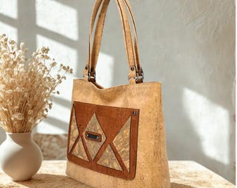 Kurken tassen, damestas, ecotas, tassen voor haar, tassen voor cadeaus, tassen en portemonnees, dameshandtas, kurken tassen voor haar, cadeaus voor haar, duurzame tas