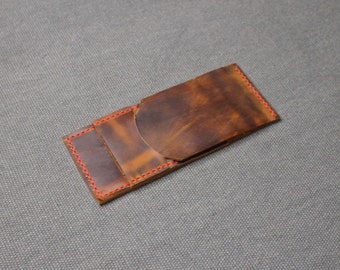 Leather case for needles,Leather sewing needle case,Needle organizer