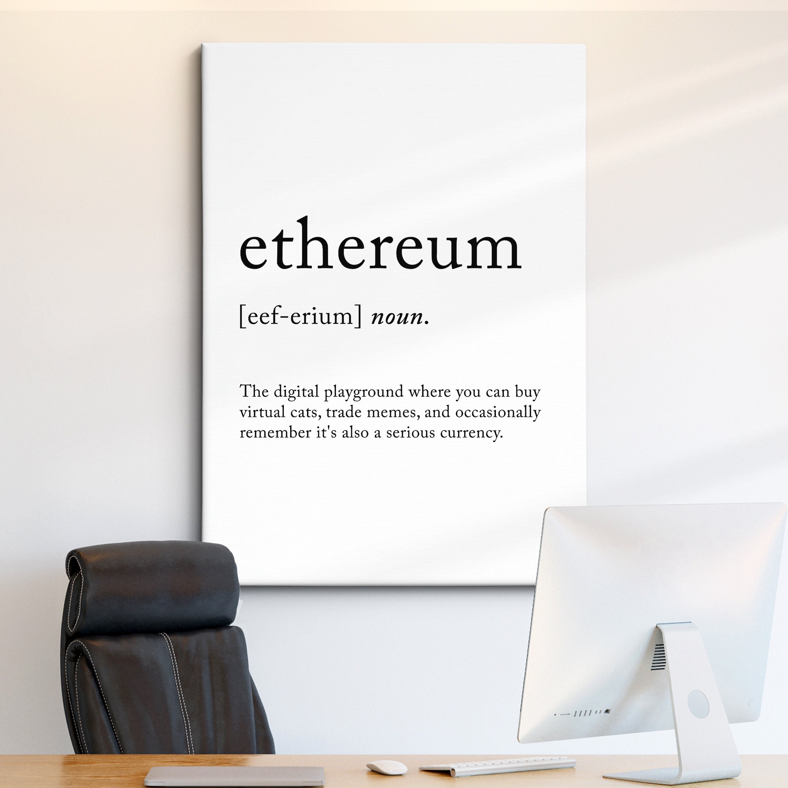 Ethereum Canvas - Etsy