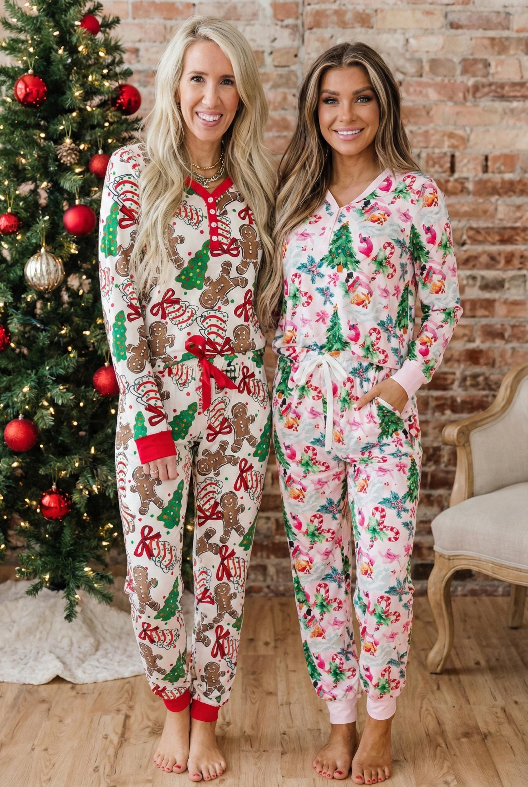 Pyjama Femme Polaire à Carreaux – Avec Poches, Chaud, Pour Noël, Tenue D’intérieur Chic