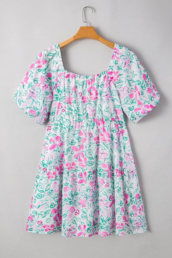 cute floral dresses for women Keep'em Talking Cream White Dress – Shop the Mint Renaissance full costume Color:Charcoal Light Gray GREEN & BLUE STRIPED Model is 57 size