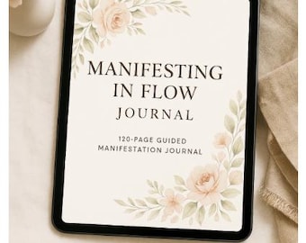 Manifestations-Tagebuch für Mütter – Geführte Anweisungen, Selbstfürsorge (druckbare PDF)