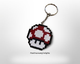 Mario Hama Mushroom Head - Keyring