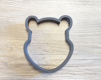 Bear face cookie cutter
