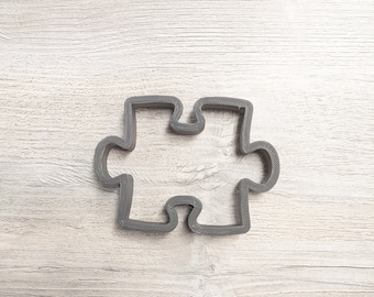 Puzzle piece cookie cutter