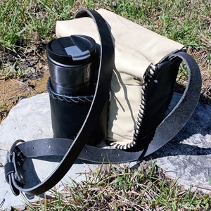Custom Handmade leather disc golf Bag 6-8 disc bag