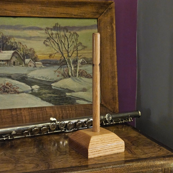 Red Oak Flute Stand