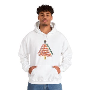 Carnivore Christmas Hoodie, Beef Bacon Butter Eggs Sweatshirt, Holiday Foodie Gift, Funny Christmas Jumper, BBBE Lover Pullover