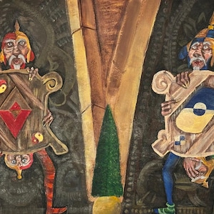 Pintura dos Quatro Guardas do Labirinto