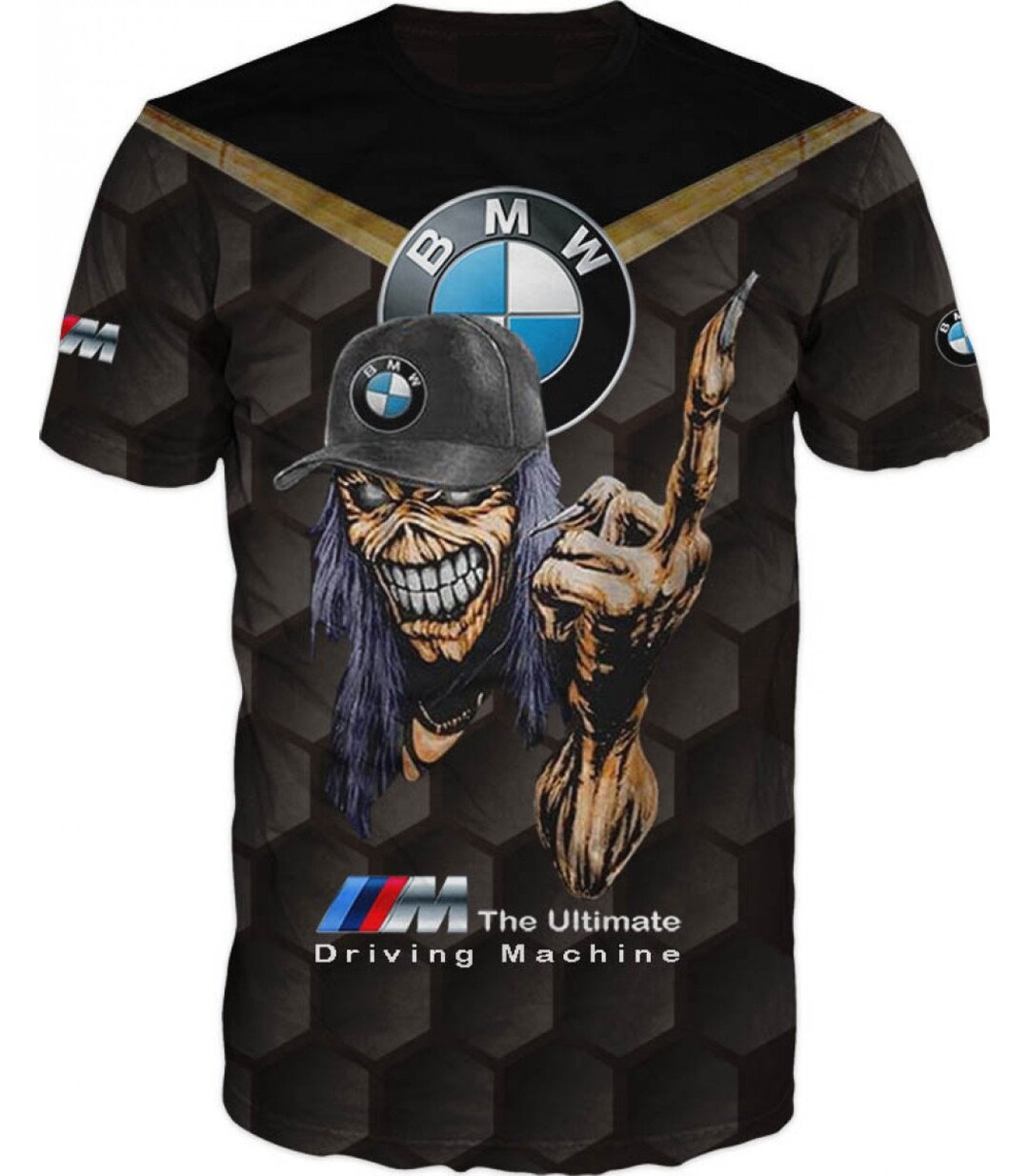 BMW M Series Ultimate Driving Machine Graphic Tee Edgy Biker Style T ...