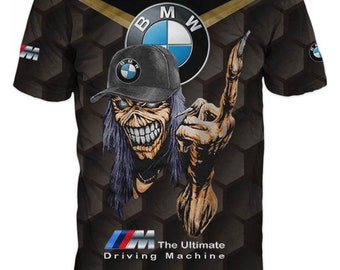 BMW M Series Ultimate Driving Machine Graphic Tee - Edgy Biker Style T-Shirt