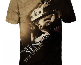 Ayrton Senna Racing Legend Commemorative T-Shirt