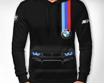 Sweat à capuche pour homme de haute qualité, t-shirt à manches longues ou courtes Bmw mpower