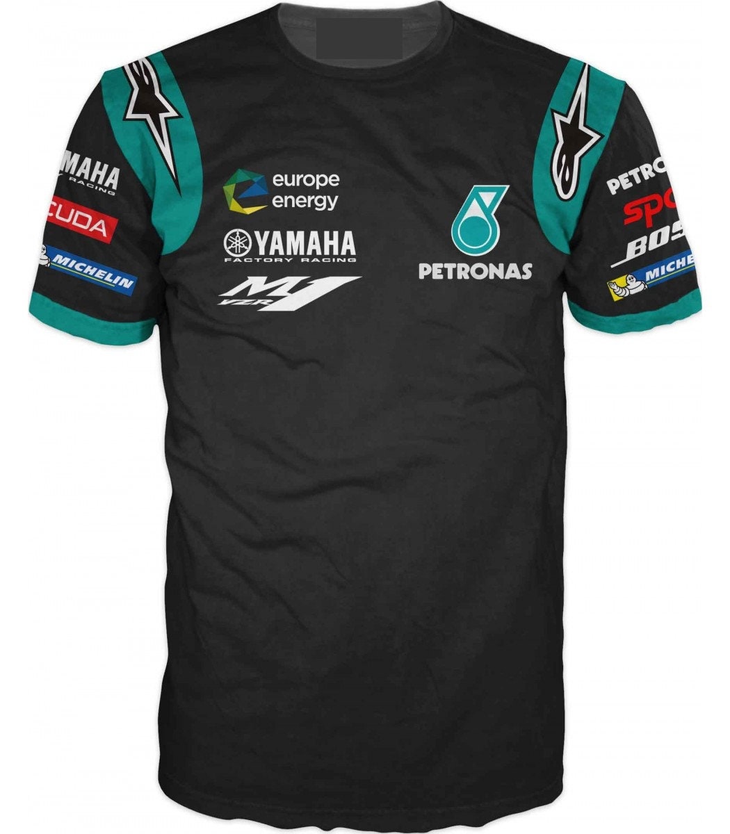 Camiseta Petronas Yamaha Factory Racing Team Camiseta oficial del patrocinador de MotoGP Etsy Mexico