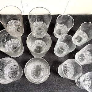 12 Crystal Glasses - Etsy