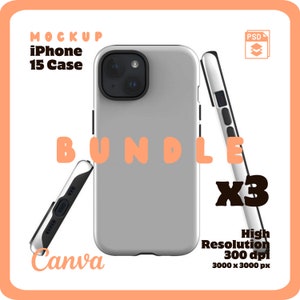 Phone Case Mockup Bundle, Iphone Case Mockup Psd, Iphone Mockup Package, Phone Case Mockups for Iphone