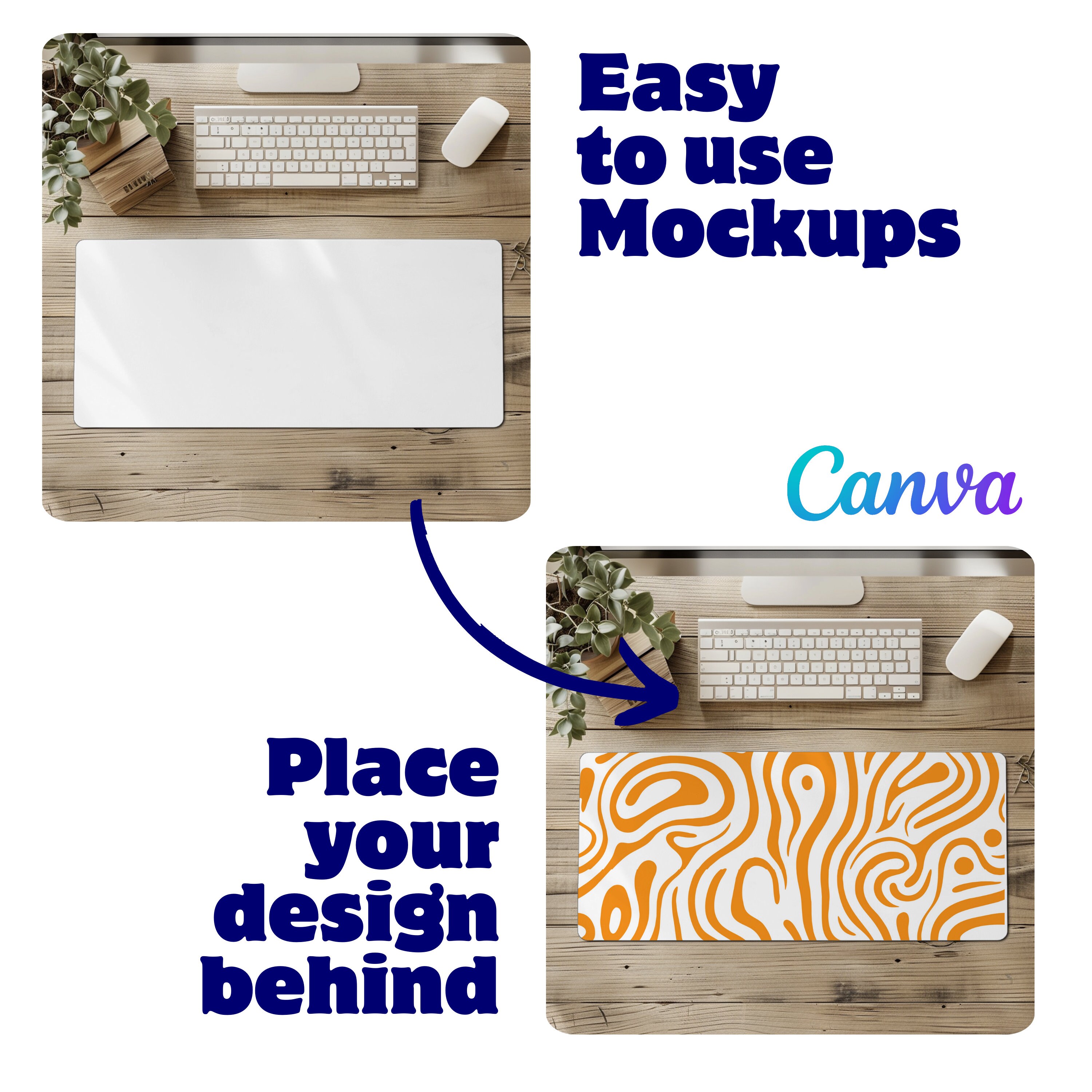 Desk Mat Mockup Canva Template Mousepad Mockup, Printify Dimensions ...