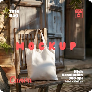 Tote Bag Mockup Psd, Beach Tote Bag Mock, Cotton Tote Bag Mockup,Tote Mockup, Canvas Tote Bag Mock up