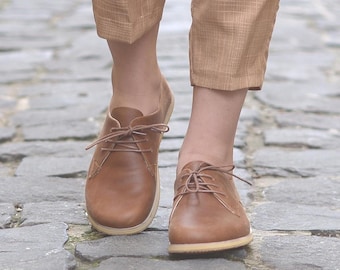 Handmade Leather Barefoot Shoes: Wide Toe Box, Zero Drop Earth