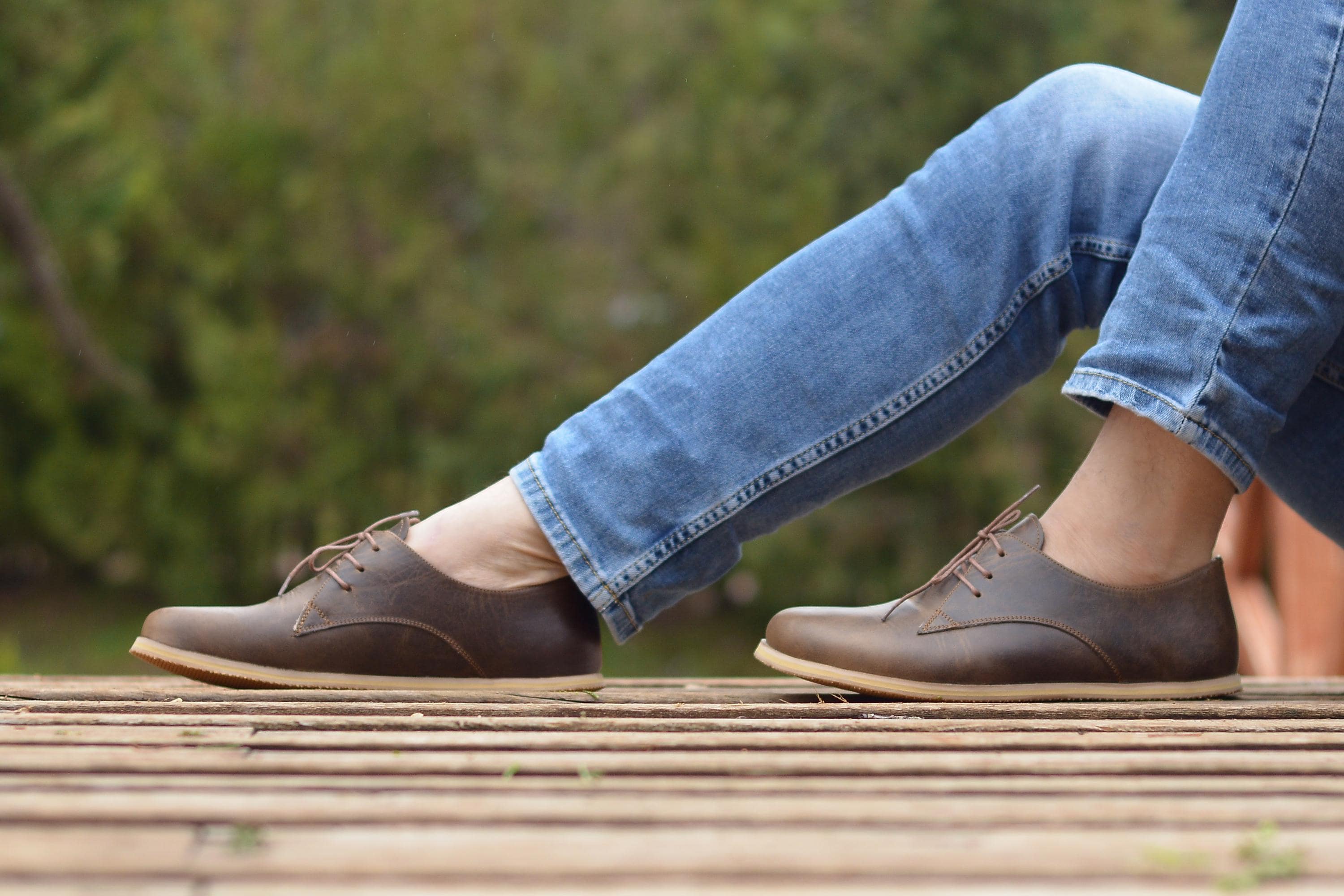 タケ Buy Men Oxford Barefoot Shoe, Copper Riveted Earthing Shoe