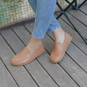 Earthing Grounded Shoes, Barefoot Shoes Women, Barefoot Shoe Leather, Grounding Shoes Women, Zero Drop Shoes, Tropical Cocanat