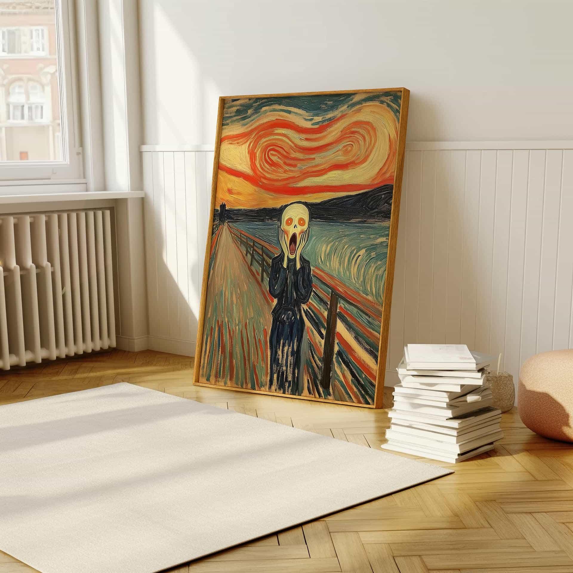 The Scream Art Print Poster - Classic Expressionism for Home Decor