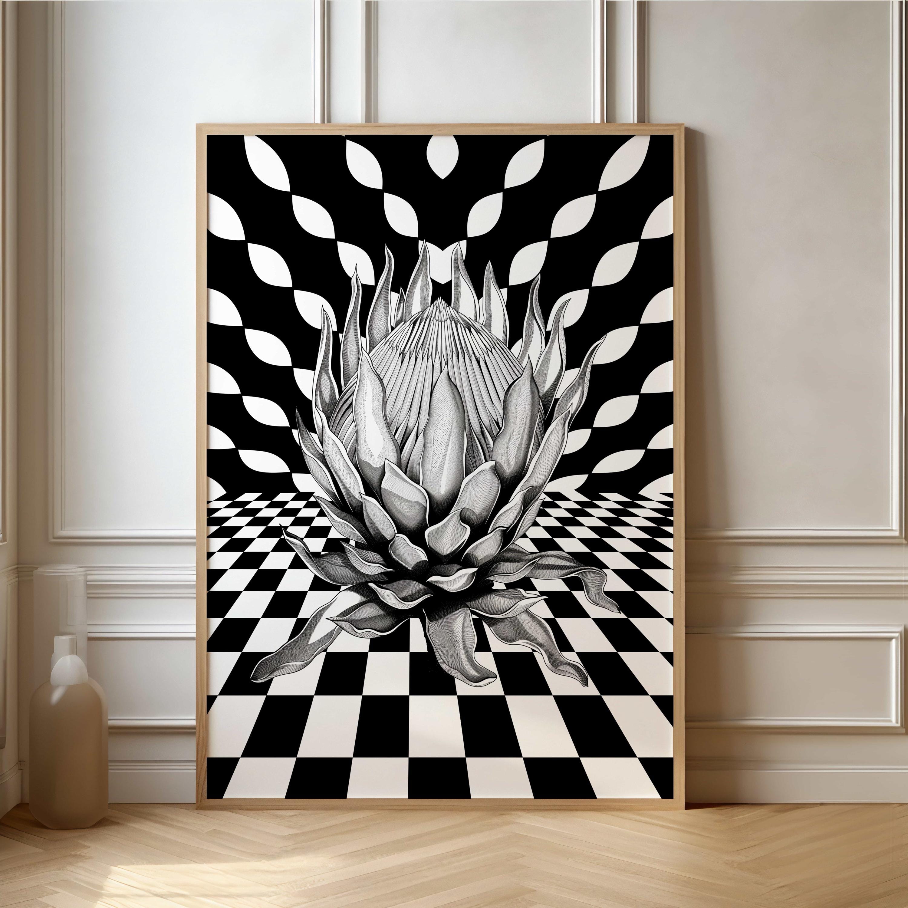 ブリジット・ライリー　アイアタック アートポスター A2版 Bridget riley poster - Etsy 日本