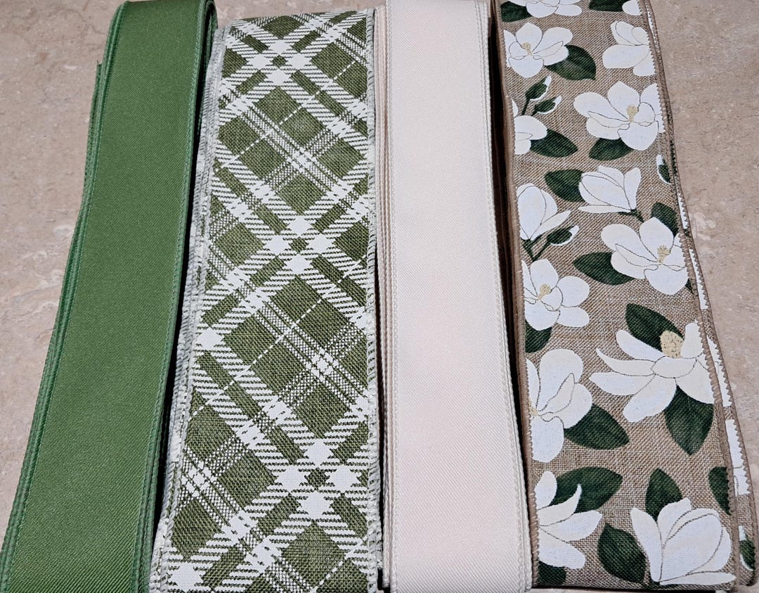 Wired Spring/summer Wired Ribbon Bundles. 16 Yards Total ! (48ft ...